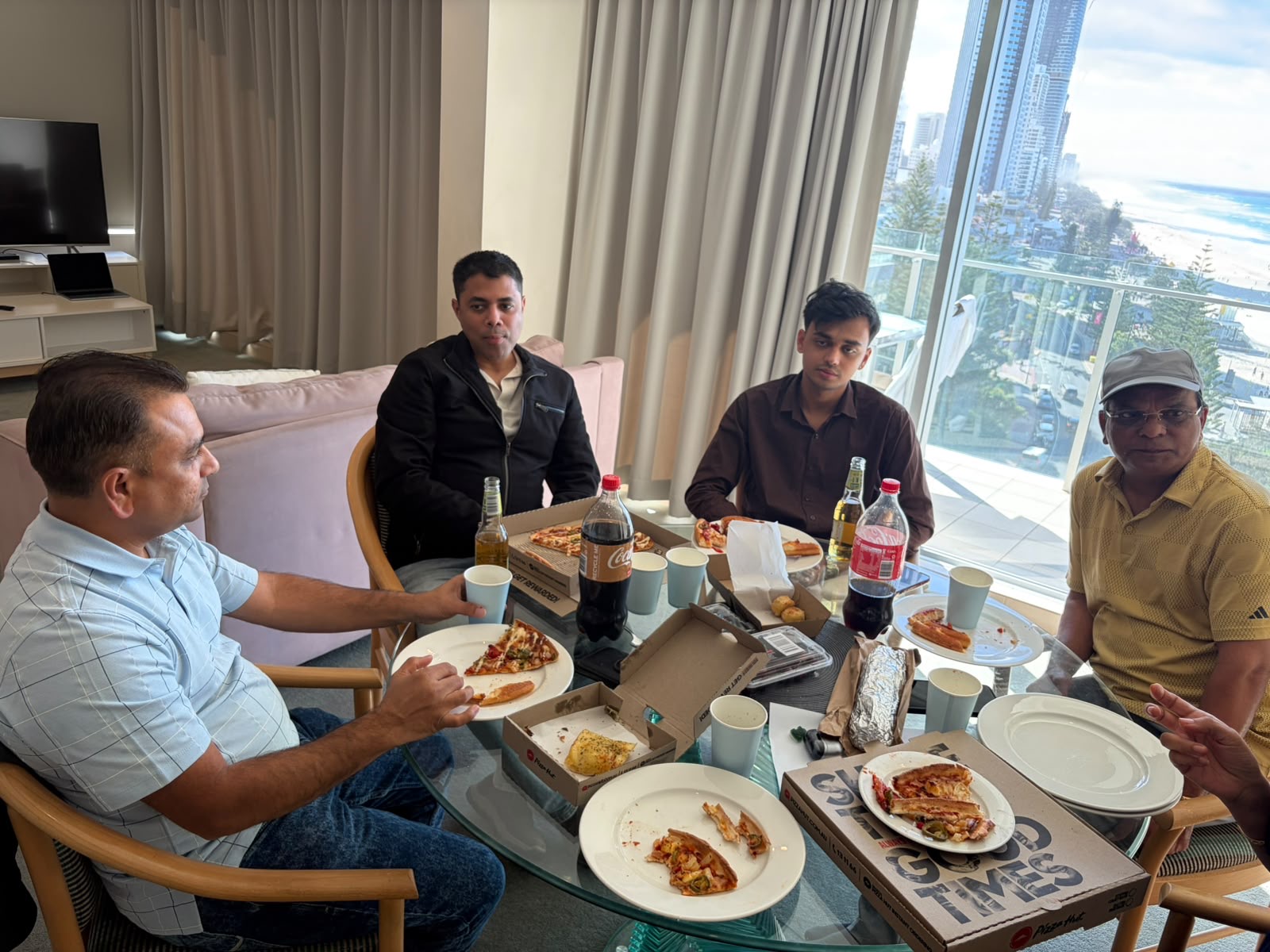 DiligenceOS working lunch with Australian partners overlooking Surfers Paradise, Gold Coast, Australia, 2026 - photo 2